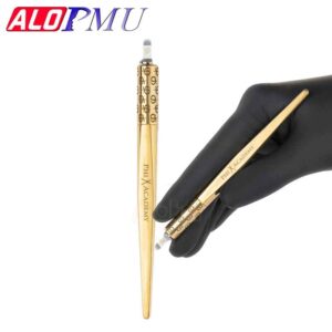 قلم فیبروز تتو طلایی|PhiBrows Universal Holder Gold