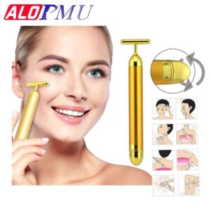 قلم ویبراتور تی شکل برای ماساژ و جوانسازی پوست
